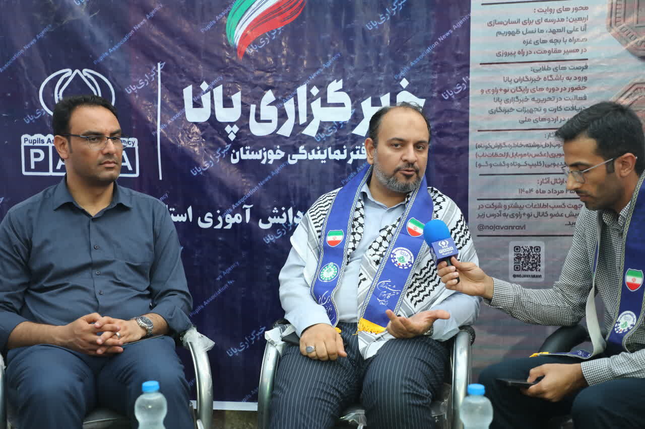حضور دانش‌آموزان در مواکب تجلی پیوند مدرسه و جامعه است