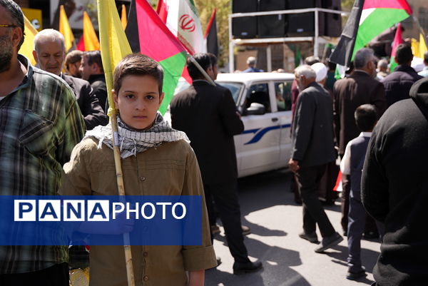 راهپیمایی روز قدس در یزد