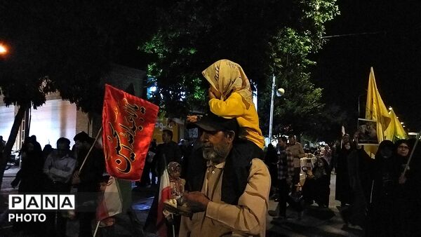 هشتاد و پنجمین شب از شب های مقاومت نیشابور در قاب پانا 