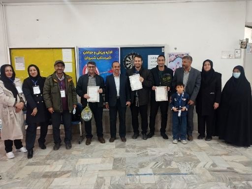 برگزاری مسابقات دارت ویژه کادر اداری آموزش پرورش شهرستان شیروان