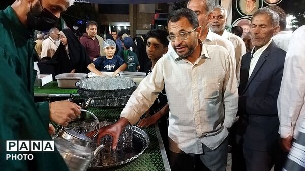 چایخانه حضرت زهرا در نود و هشتمین شب 
