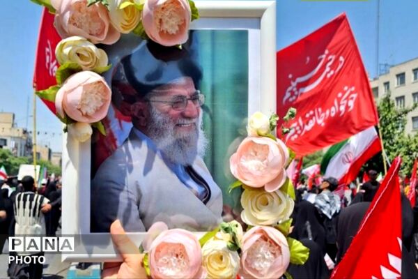 تهران از لنز دوربین خبرنگاران پانا شهرستان قدس در سوگ رهبر شهید انقلاب
