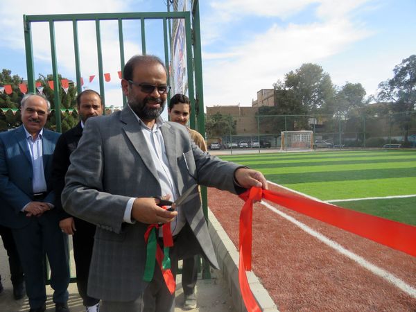آیین افتتاح زمین چمن مصنوعی شهید دانشجو 