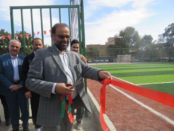 آیین افتتاح زمین چمن مصنوعی شهید دانشجو 