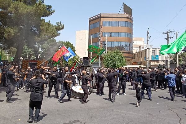 برگزاری مراسم عزاداری تاسوعای حسینی در شهرستان اسلام آباد غرب 