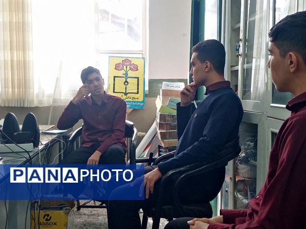 جلسه شورای پانا دبیرستان نمونه آیت الله خامنه ای 