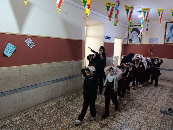 بیست و هفتمین مانور سراسری زلزله در مدارس شهرستان چوار