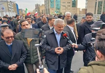 حضور رئیس کل دادگستری استان تهران در راهپیمایی ۲۲ بهمن