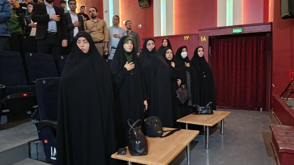 آیین نواخته شدن زنگ پدافند غیر عامل در ناحیه 7 مشهد