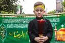 در سوگ شهادت امام رضا(ع)؛ شکوه دسته عزاداری خادمیاران رضوی در زنجان