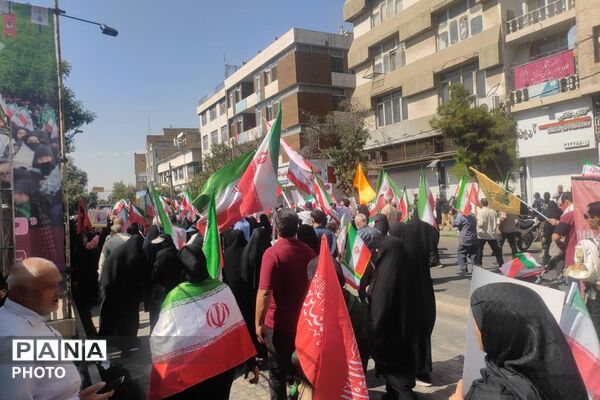 رزمایش بزرگ جان فدای ایران در شیراز