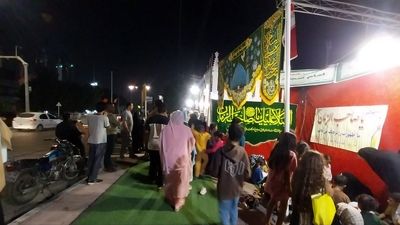 جشن نیمه‌شعبان و اجرای آیین «حق لیلی» در بولوار شهید چمران بندرعباس