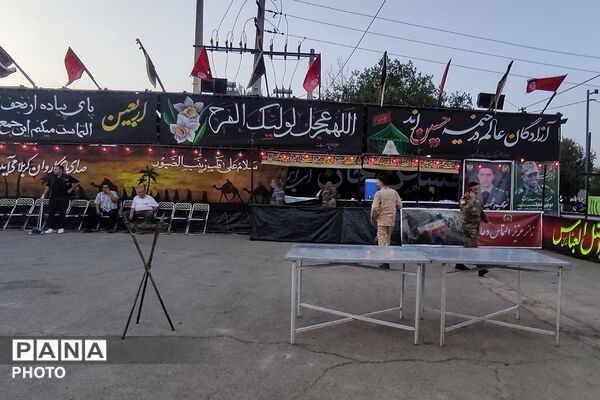 تمرینِ ایثار در مکتب حسینی؛ عملیات آماده‌سازی موکب سازمان دانش‌آموزی رباط‌کریم کلید خورد