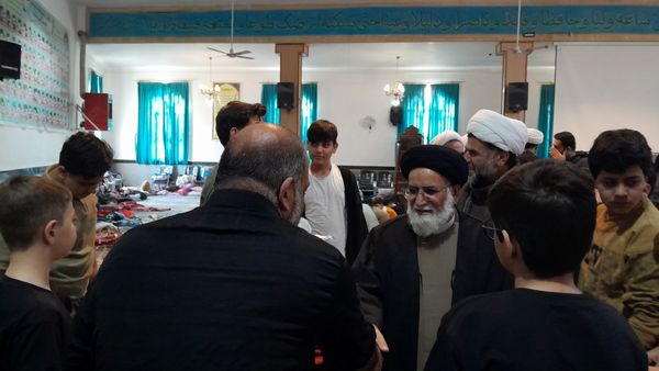 بازدید مسئولین شهرستان از اعتکاف دانش‌آموزی 