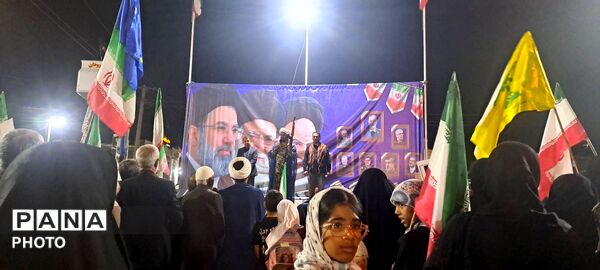 حضور پرشور مردم منطقه رودخانه در آیین گرامیداشت چهلمین روز شهادت