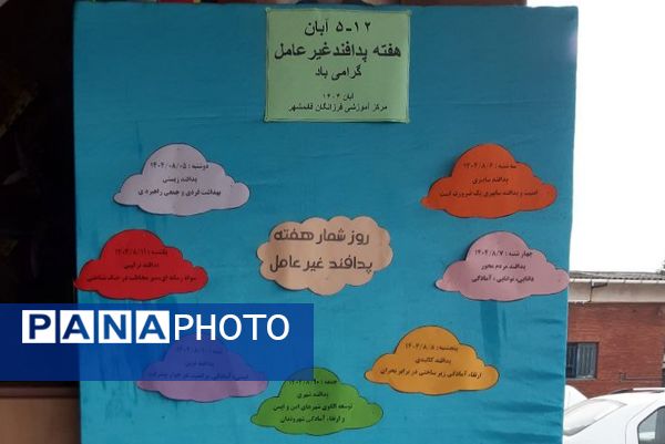 گرامیداشت هفته پدافند غیرعامل در دبیرستان فرزانگان قائمشهر