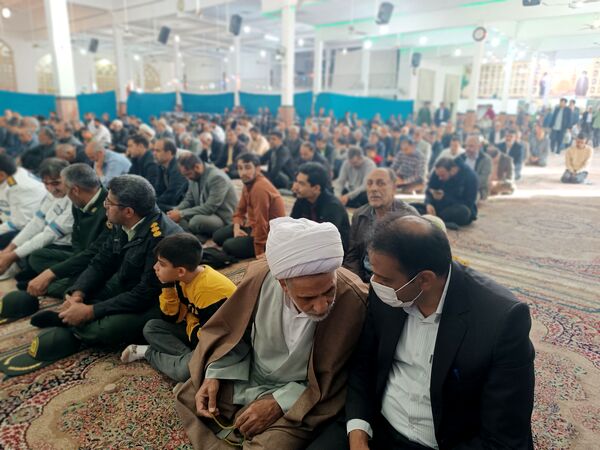 پایان یک ماه بندگی خداوند و نماز عید فطر در گناباد
