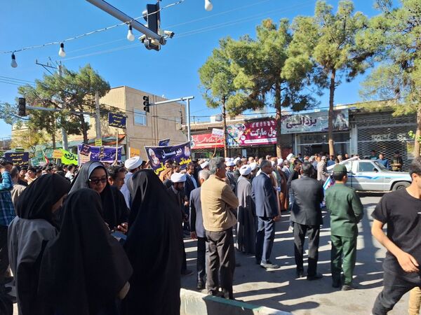 یوم الله ۱۳ آبان در شهرستان خلیل آباد 