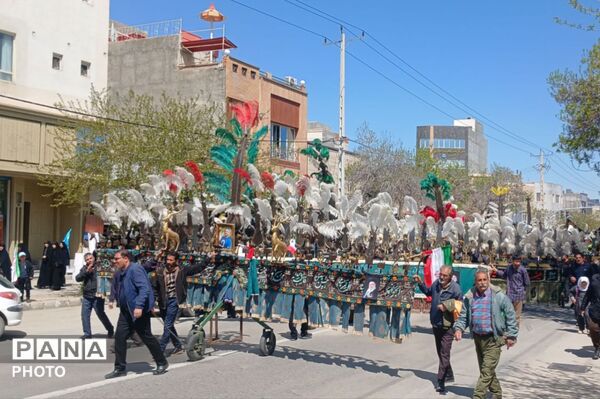 مراسم بزرگداشت چهلمین روز شهادت قائد امت در بجنورد