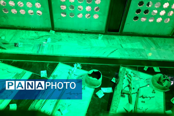 قدم گذاشتن دانش‌آموزان رباط‌کریم بر خاک پاک شلمچه