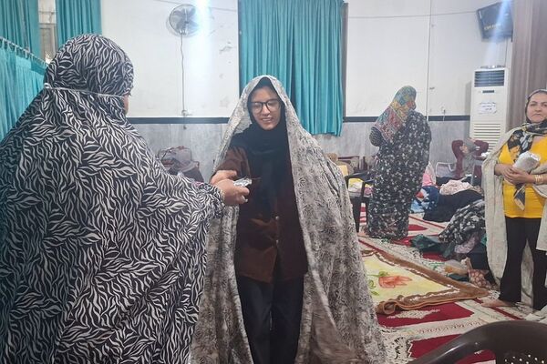 مراسم اعتکاف در مسجد امام حسین(ع) ناحیه یک شهرری