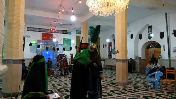 مراسم تعزیه خوانی شهادت حضرت عباس(ع) توسط ذاکرین دهستان شوراب صغیر