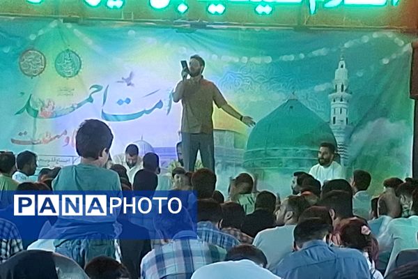 حال و هوای کافه شهدا در شب میلاد نبی اکرم(ص) و امام جعفر صادق (ع)