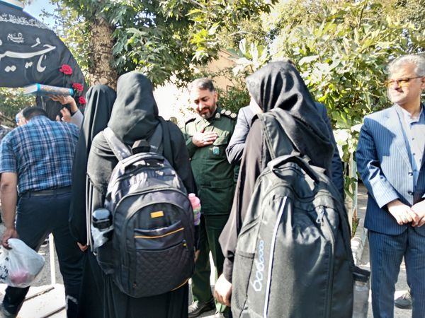 اعزام دانش‌آموزان گروه سرود سفینة النجاة نیشابور به پیاده‌روی اربعین حسینی 