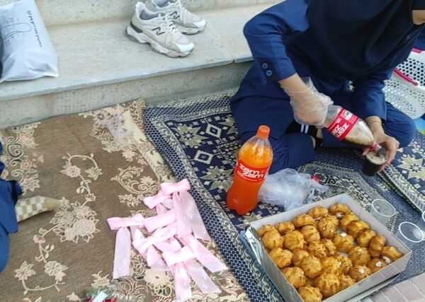 برپایی بازارچه کسب و کار در دبیرستان قلم‌چی۲ بن