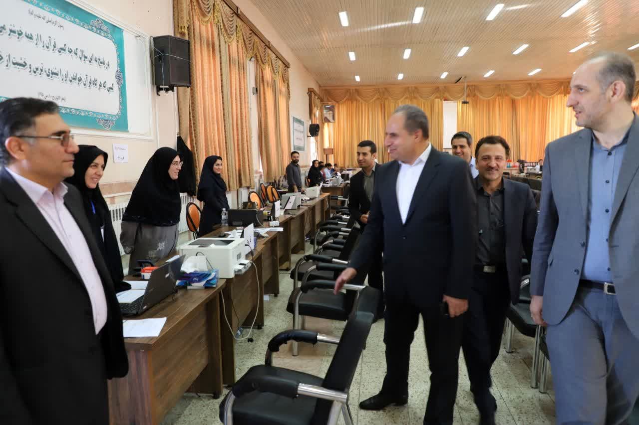 بازدید از مراکز ارزیابی آزمون استخدامی آموزش و پرورش آذربایجان شرقی