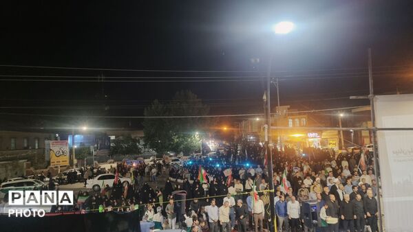 خشم و اندوه در میدان امام حسین الیگودرز اربعین رهبر شهید