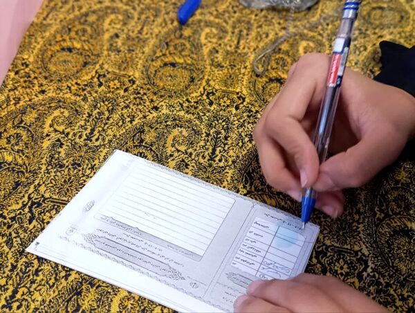 انتخابات مدرسه‌ای در دبیرستان هیات امنایی مطهره گالیکش