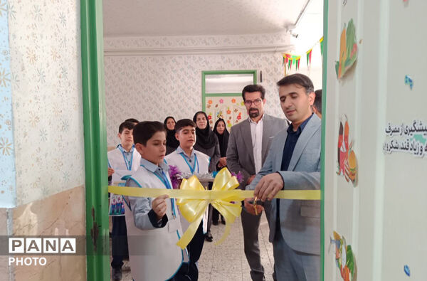 افتتاح اتاق بهداشت در مدرسه جیحون شهرستان خاتم