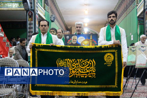 برگزاری کاروان سرباز فصل پنجم روایت یزد در حسینیه محمودآباد