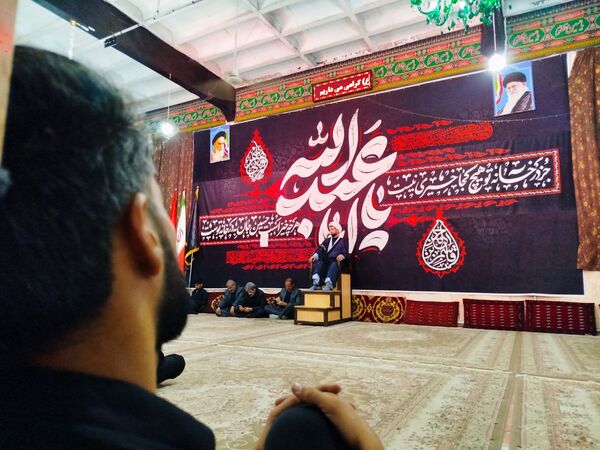شور حسینی در هیئت شاهزاده قاسم ابن الحسن روستای فدافن