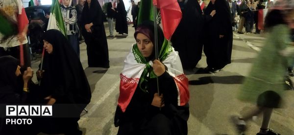  نیشابور در میدان خونخواهی ،شبی دیگر از حماسه آفرینی مردمی نیشابور در قاب پانا 