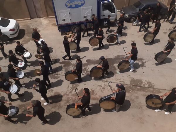 مراسم عاشورای حسینی در روستای بزنجرد