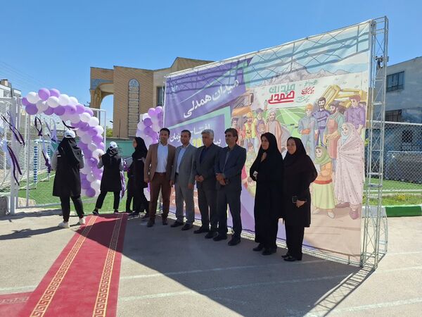 افتتاح زمین چمن هنرستان تربیت بدنی محمد شهرستانی ناحیه ۶ مشهد