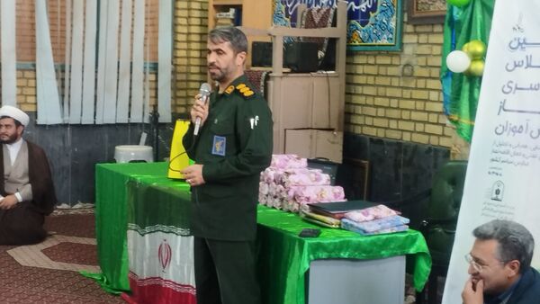 آغاز مسئولیت دینی؛ جشن سن تکلیف دانش‌آموزان پسر مدرسه شهید آیت‌الله مدرس قرچک