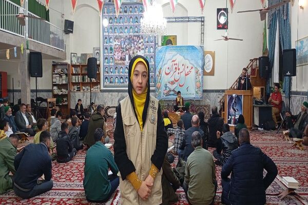 محفل انس با قرآن کریم  در مسجد جامع شهر بار نیشابور 