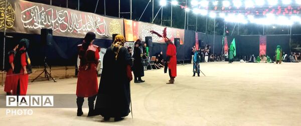شهر جدید هشتگرد در سوگ هیئت عاشقان حسین (ع) 