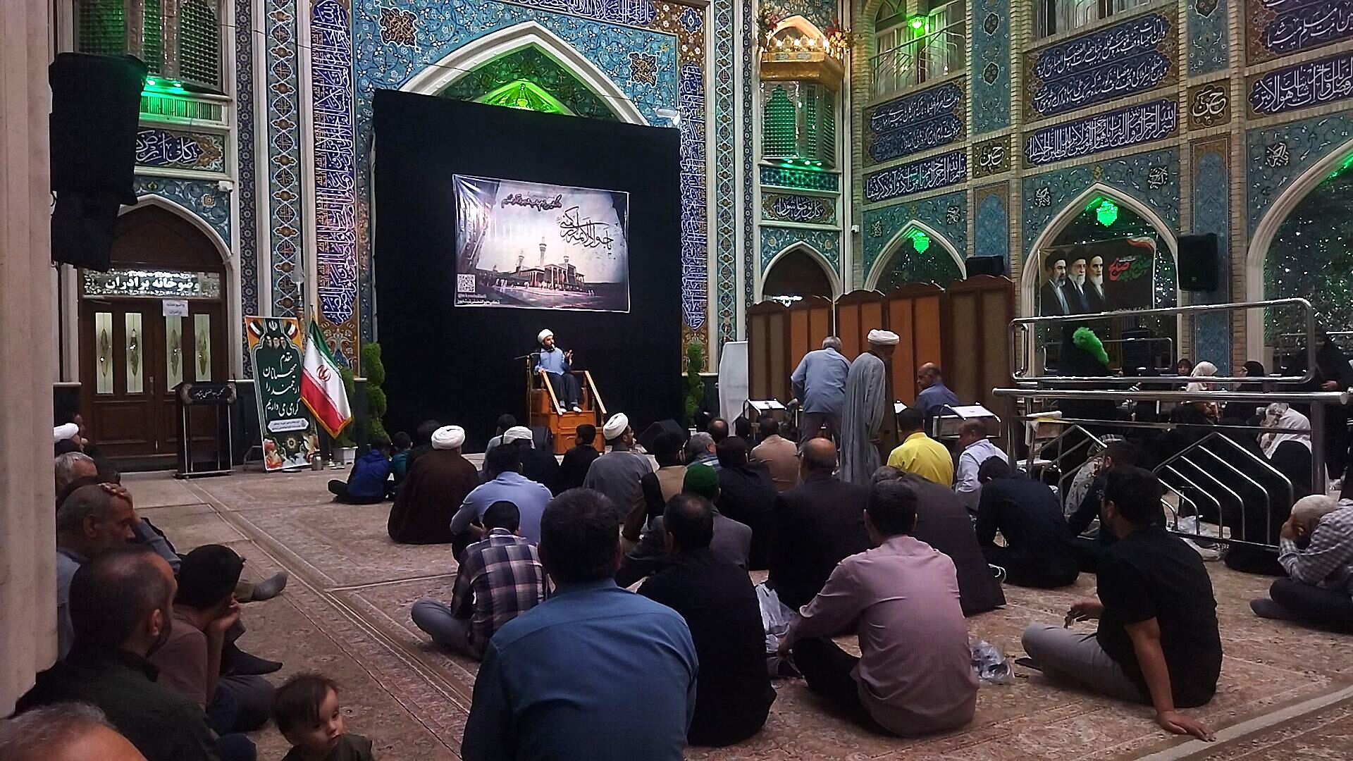 مراسم شهادت  جواد الائمه به همراه اجتماع فرهنگیان در تکیه ابوالفضلی نیشابور 
