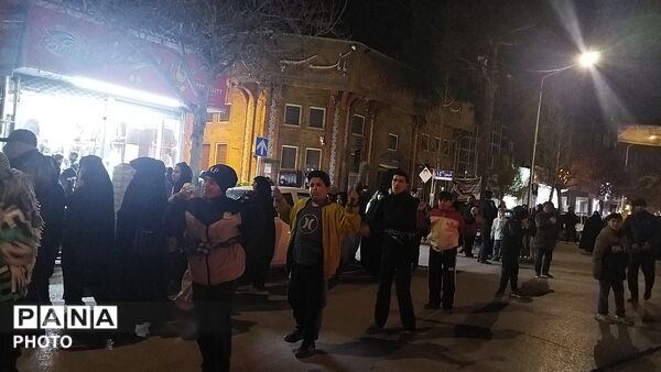فعالیت هیئت های عزاداران علوی در شب ۲۳ ماه رمضان 