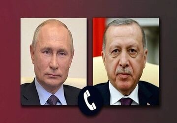 گفت‌وگوی تلفنی پوتین و اردوغان درباره سوریه