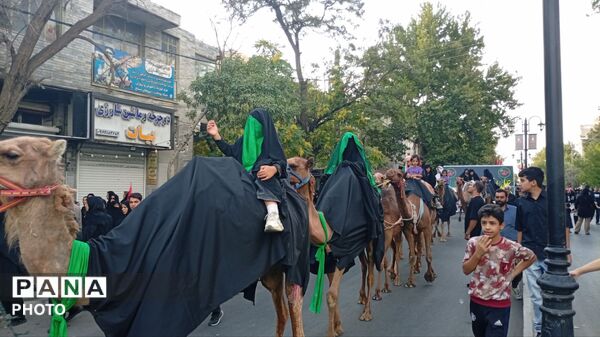  خروش عاشقان حسینی در جاماندگان اربعین شهرستان ملایر