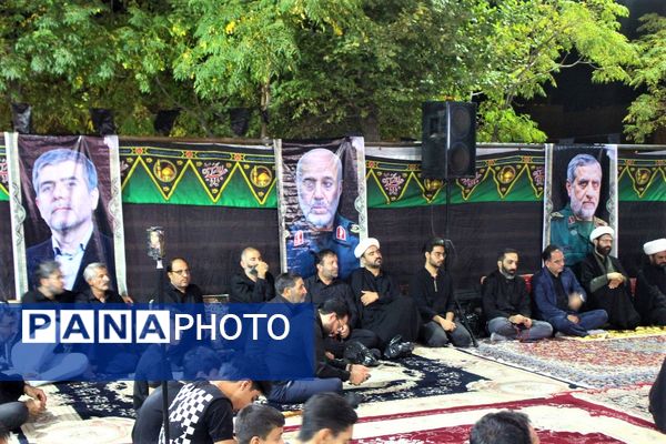 مراسم عزاداری دهه اول ماه صفر در روستای مومن آباد قم