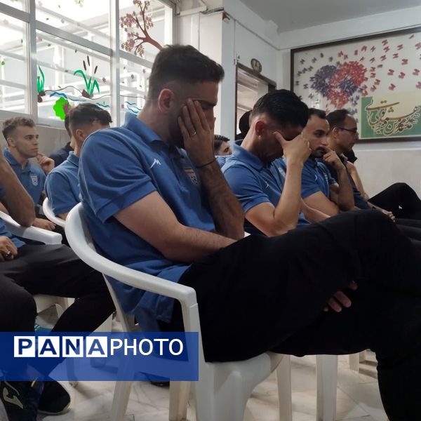 حضور ستارگان تیم ملی فوتسال جمهوری اسلامی ایران در شهر مشهد مقدس