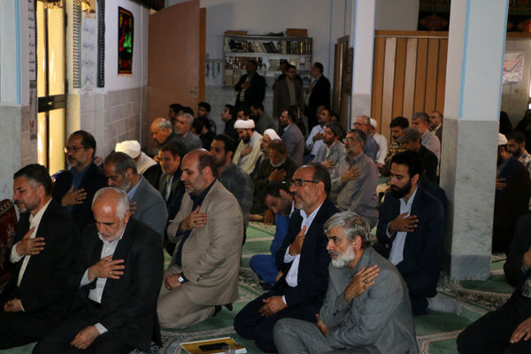 مراسم اربعین شهدای پرواز اردیبهشت در آموزش و پرورش قم