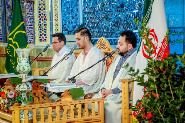 آیین ملی جزء خوانی قرآن کریم در حرم مطهر حضرت محمد هلال بن علی(ع)
