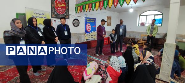 استعدادیابی مسابقات دارت در روستای چلو شهرستان شیروان